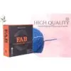 FAB 0.75 Sqmm Single Core Black FR PVC CCS Copper Insulated House Wire, 91 m, shown beside a coil of blue electrical wire with High Quality Flame Retardant Polyvinyl Chloride text on a pink and white background.